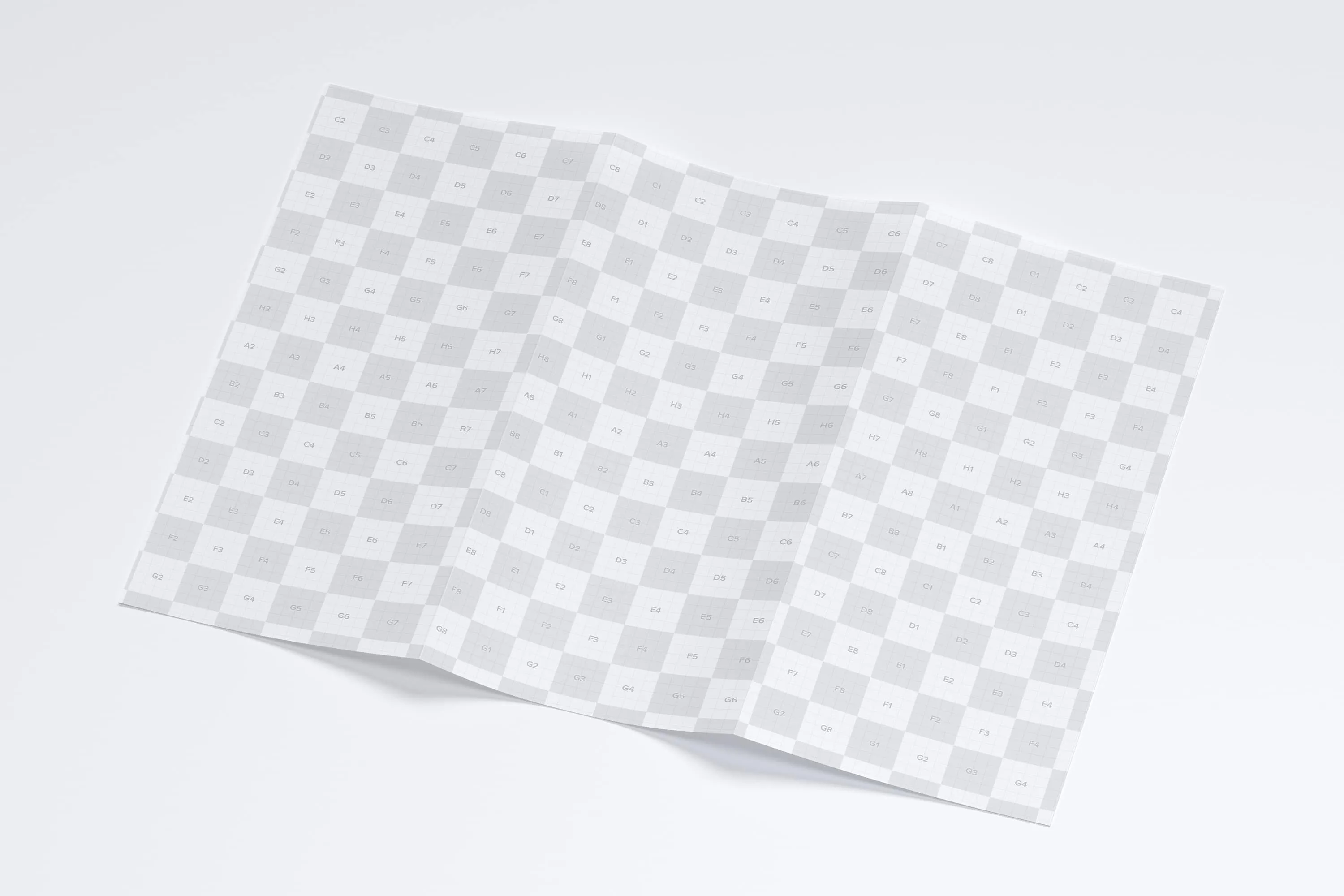 A3尺寸大小三折页企业传单手册设计样机02 A3 Trifold Brochure Mockup 02插图(2)