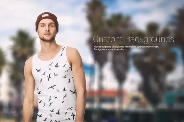 时尚潮流背心T恤服装样机Vol.4 Ultimate Apparel Mockup Vol. 4插图(2)