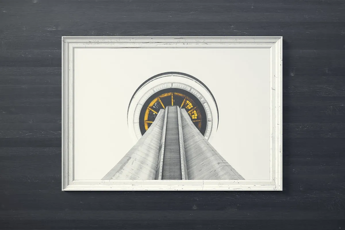 墙壁橱窗涂料艺术品样机套装V1 Frame Artwork Mockup Set 1插图