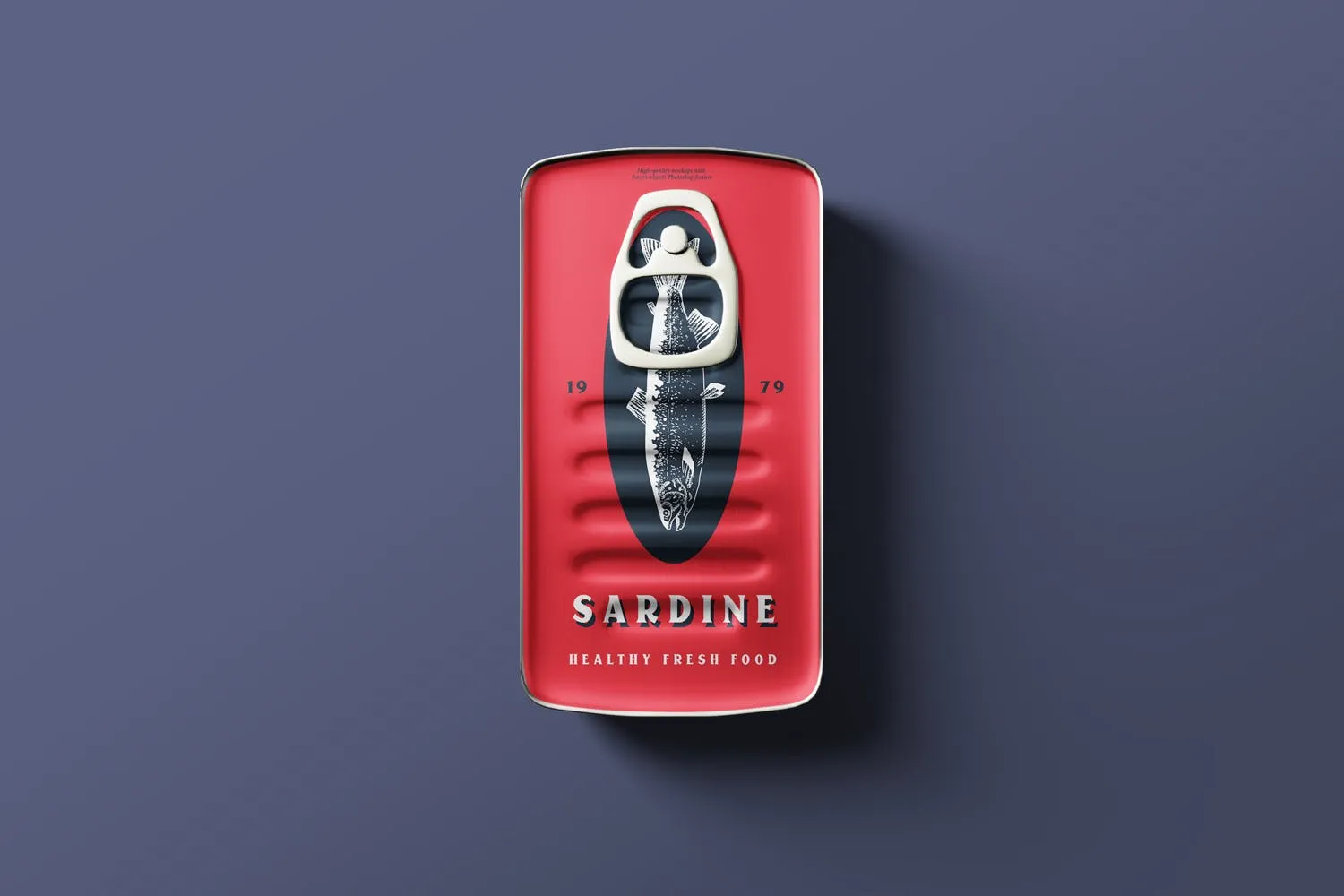 方形食品罐头包装外观设计素材库精选 Food Tin Can Mockups插图(2)