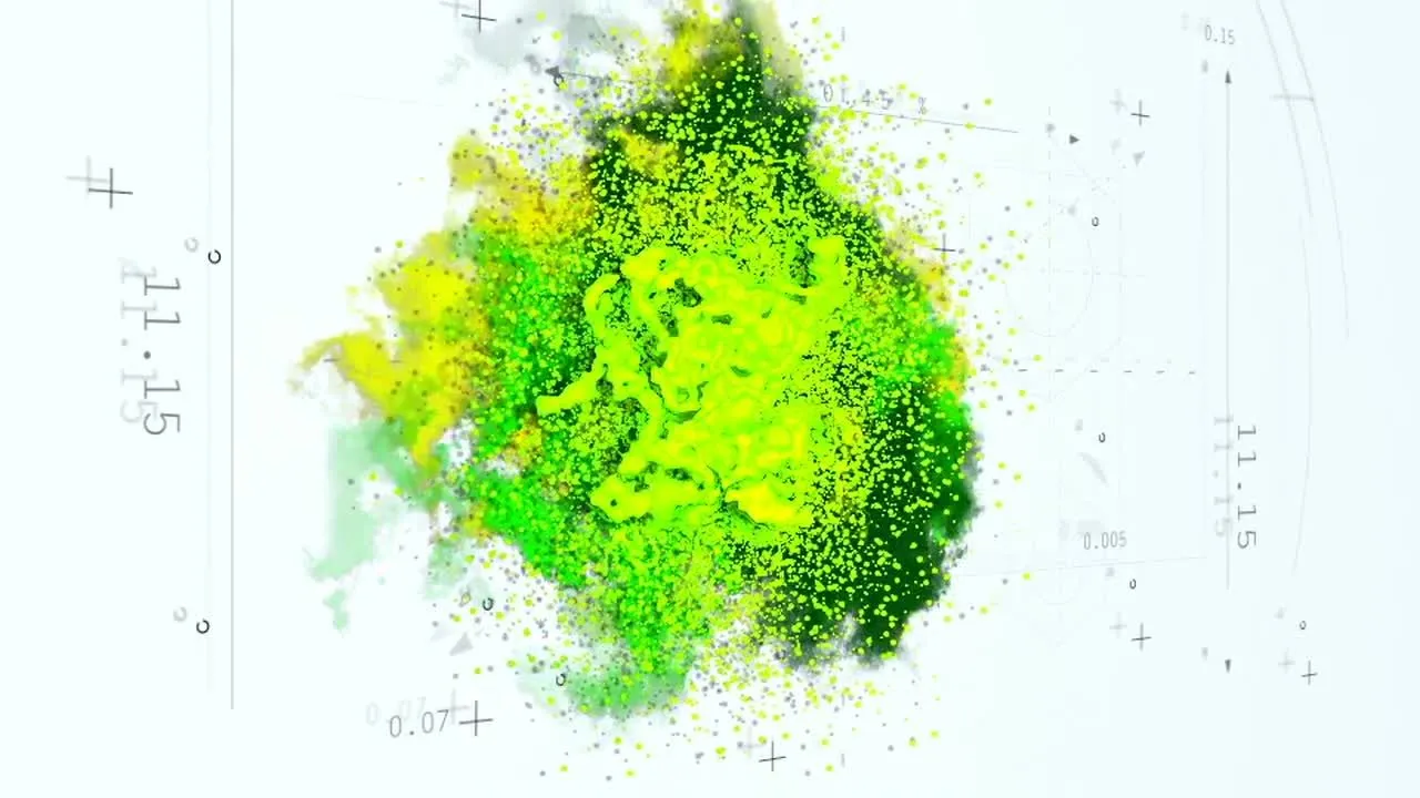 清洁油漆徽标设计转场过渡效果像素设计精选AE模板