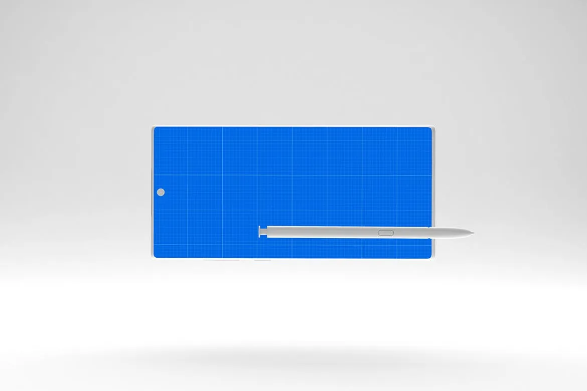 简约风格三星Note 10智能手机样机模板 Clean Note 10 Mockup插图(10)