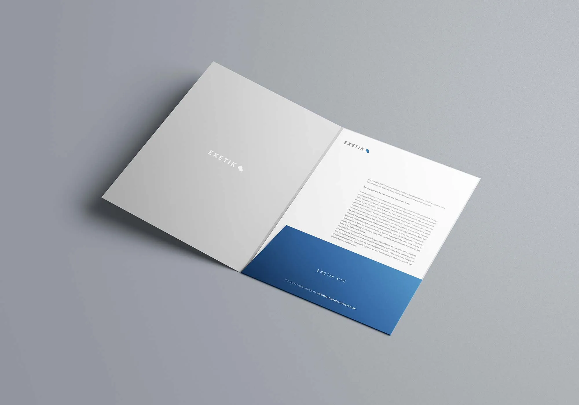 A4纸质文件夹设计样机模板 A4 Folder Mockup插图(3)