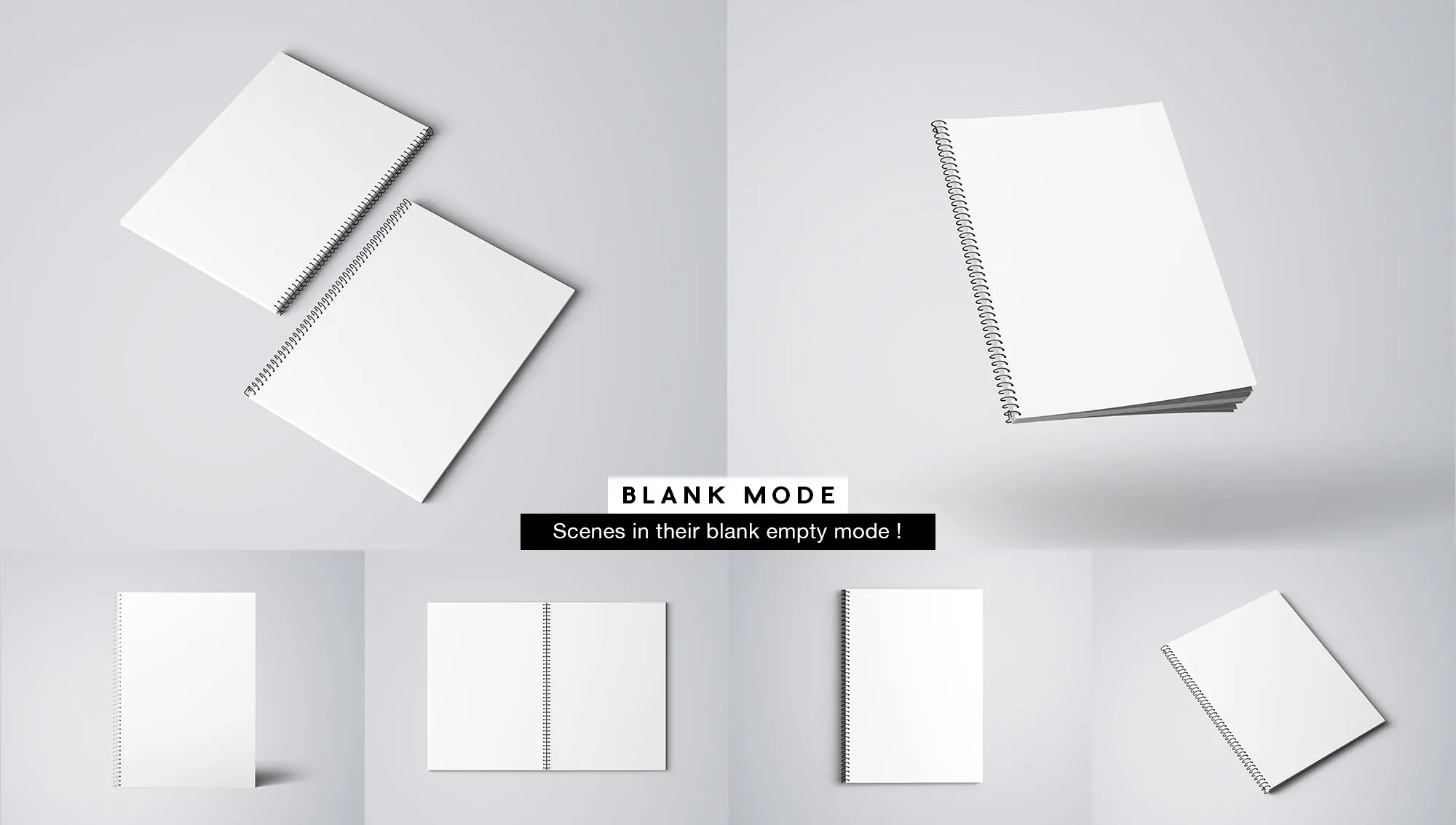 A4尺寸活页记事本封面设计样机模板 A4 Notebook Mockup插图(10)