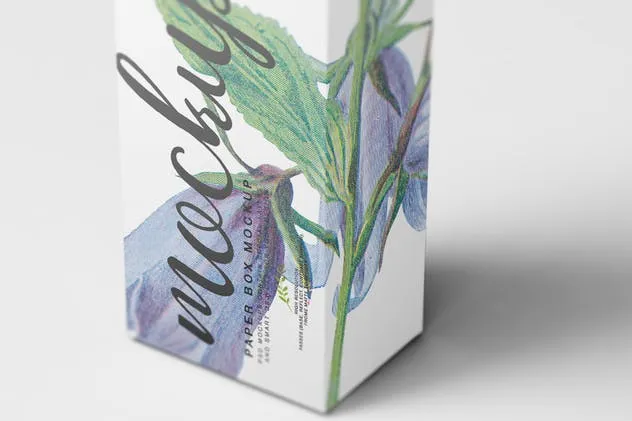 纸盒包装外观设计样机模板14 Paper Box Mockup 14插图(5)