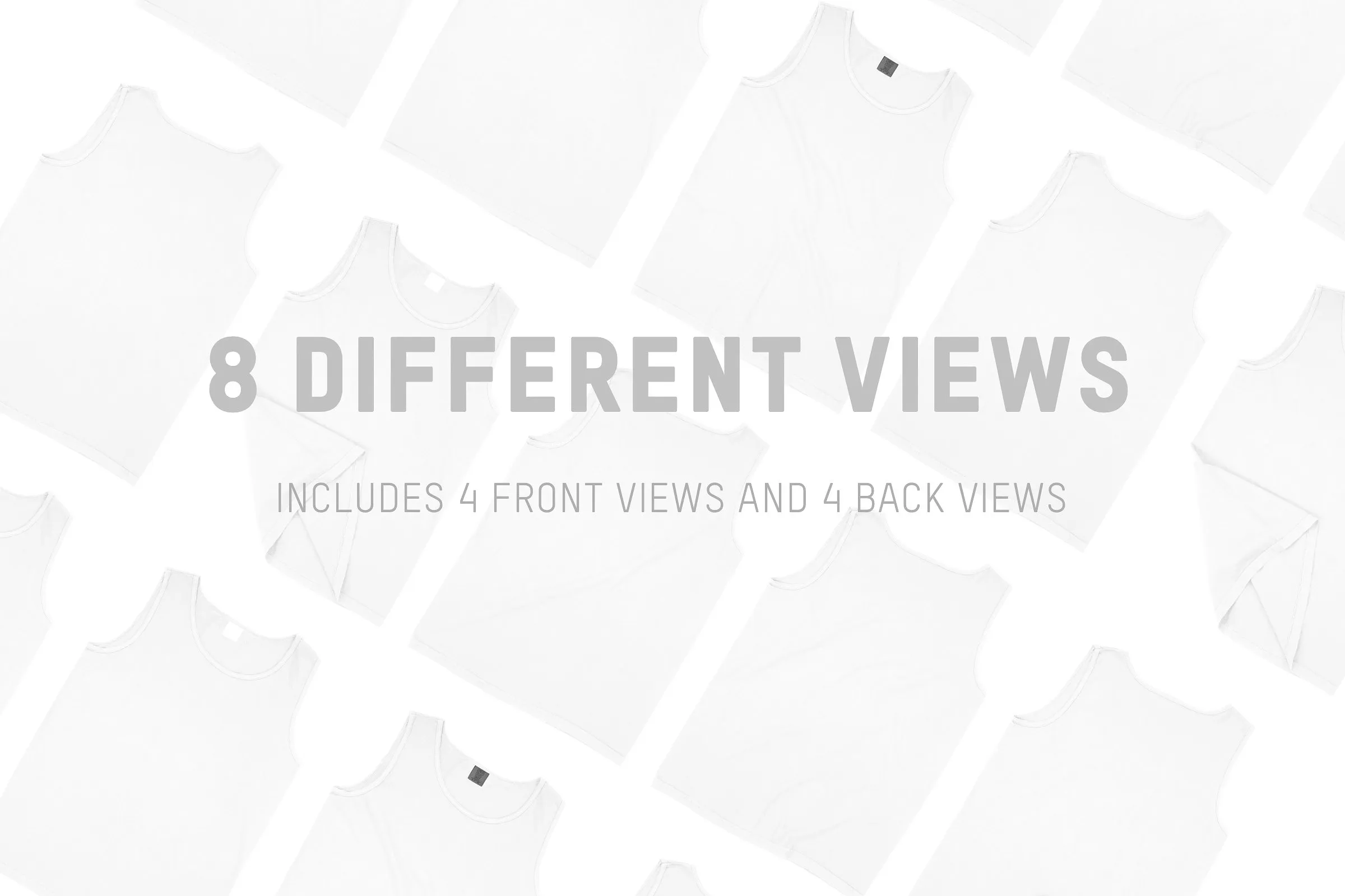 无袖运动背心服装样机 Comfort Colors 9360 Tank Top Mockups插图(5)