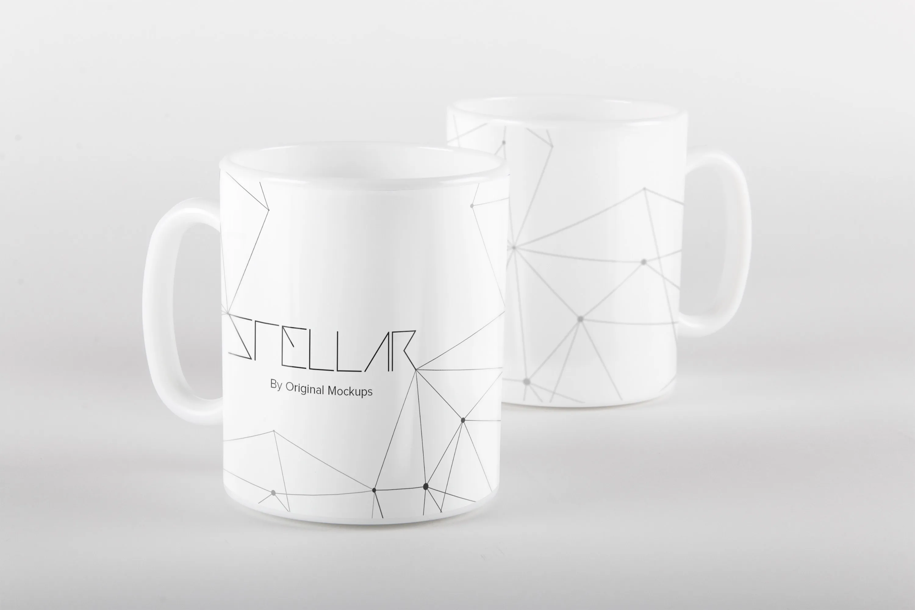 马克杯陶瓷杯外观图案设计效果图样机03 Mug Mockup 03