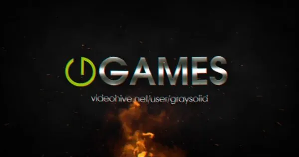 星火特效Logo标志演示像素设计精选AE模板 Spark Logo