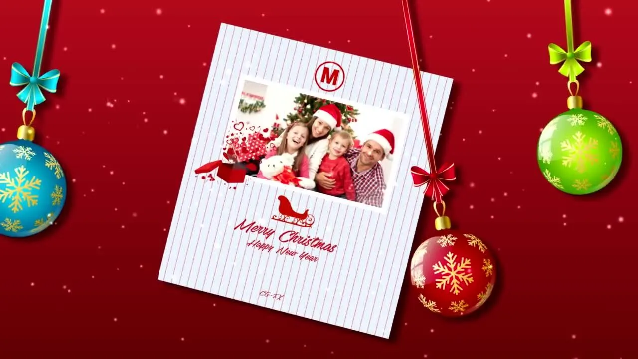 圣诞节开场动画像素设计精选AE模板