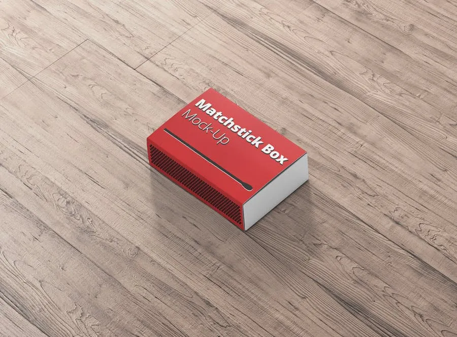 少见稀有的火柴盒包装设计VI样机展示模型mockups插图(7)