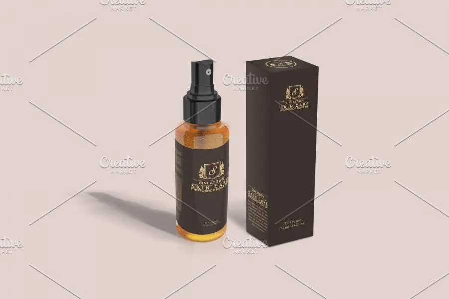 个人护理化妆品套装场景样机插图(15)