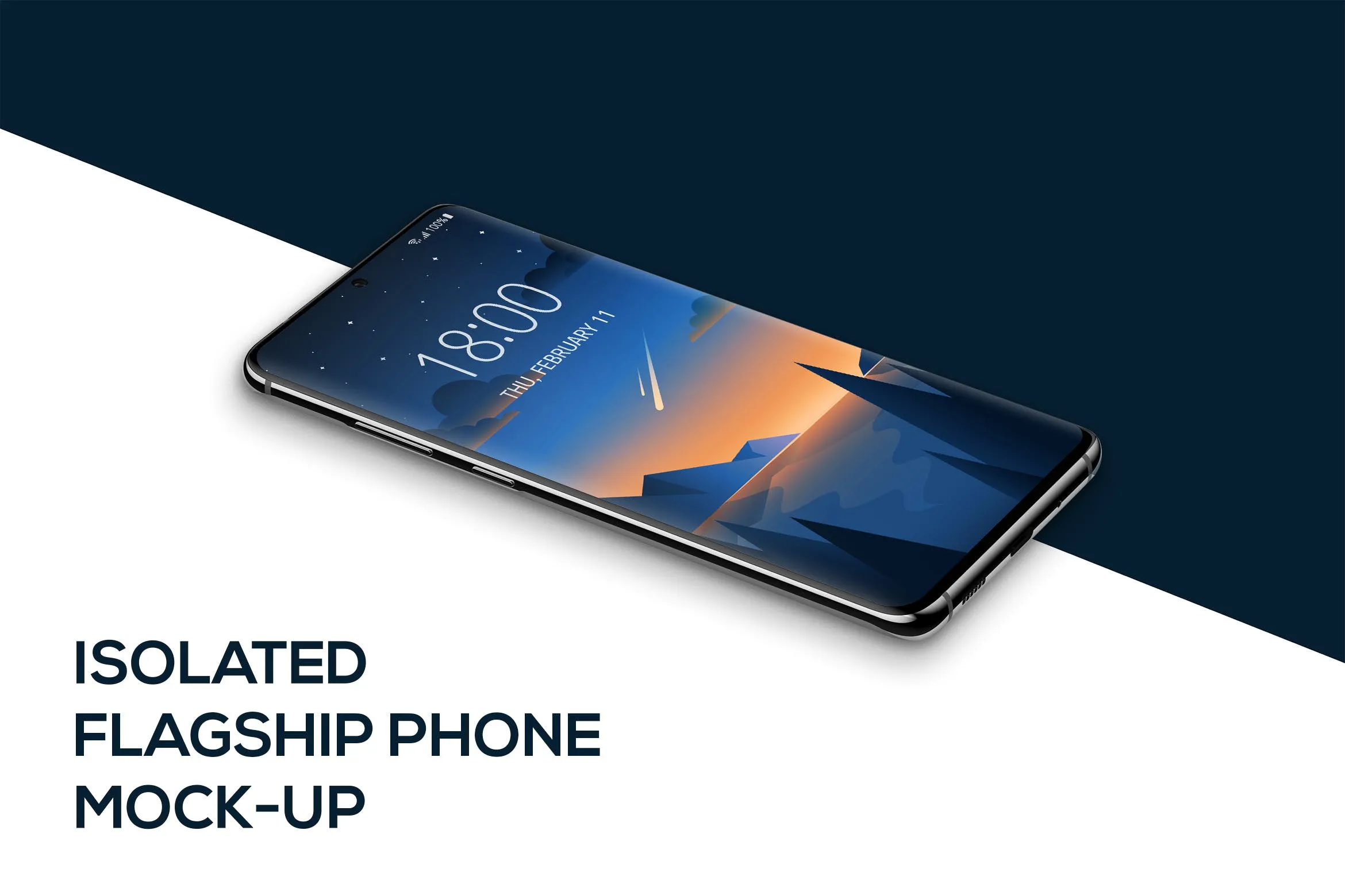 全面屏智能手机APP界面设计演示素材库精选样机 Phone mockup插图