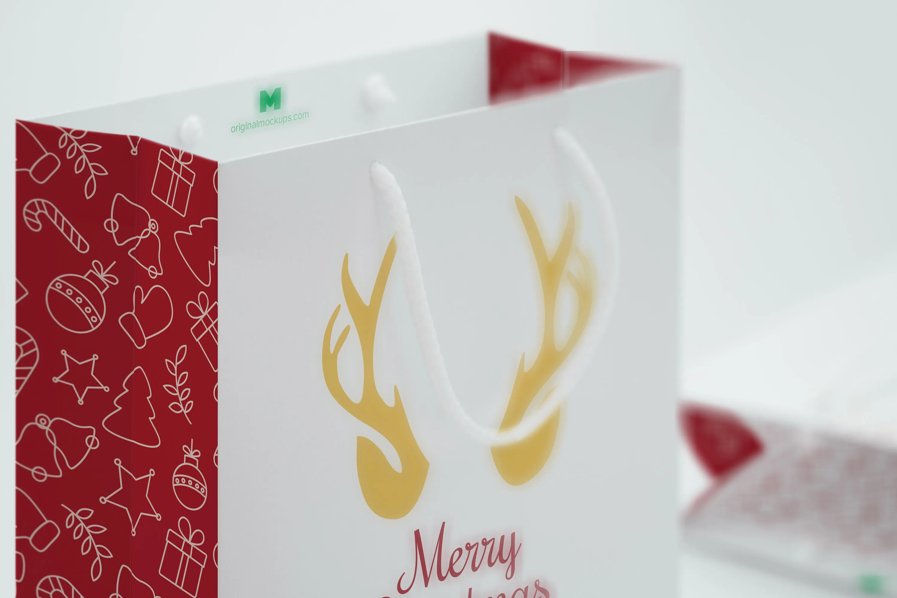 品牌购物袋设计样机模板09 Shopping Bag Mockup 09插图(1)