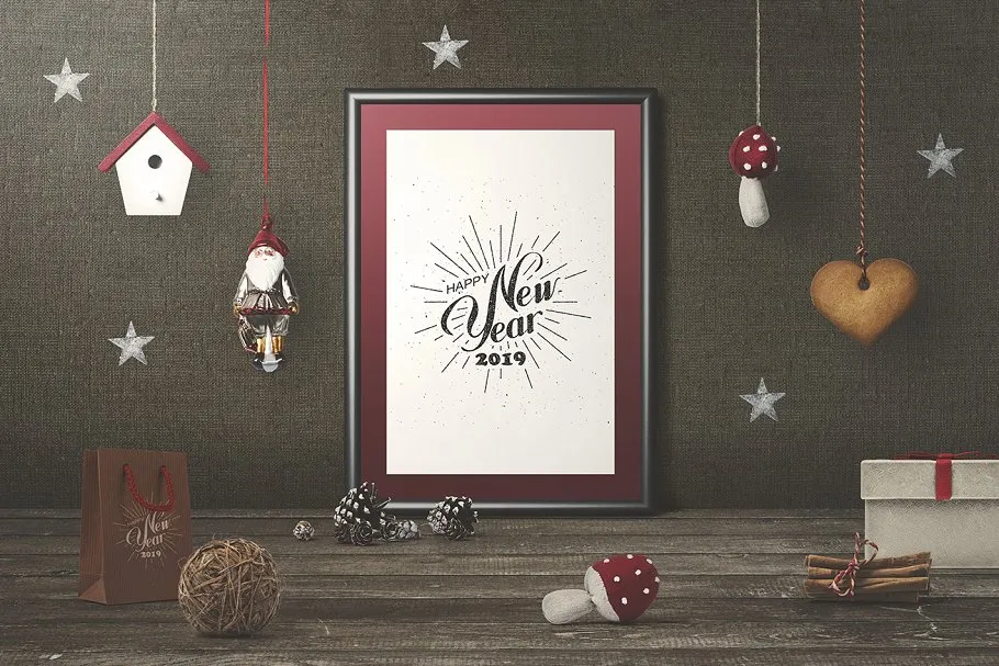 圣诞节主题场景样机模板集 Christmas Mockup Creator插图(4)