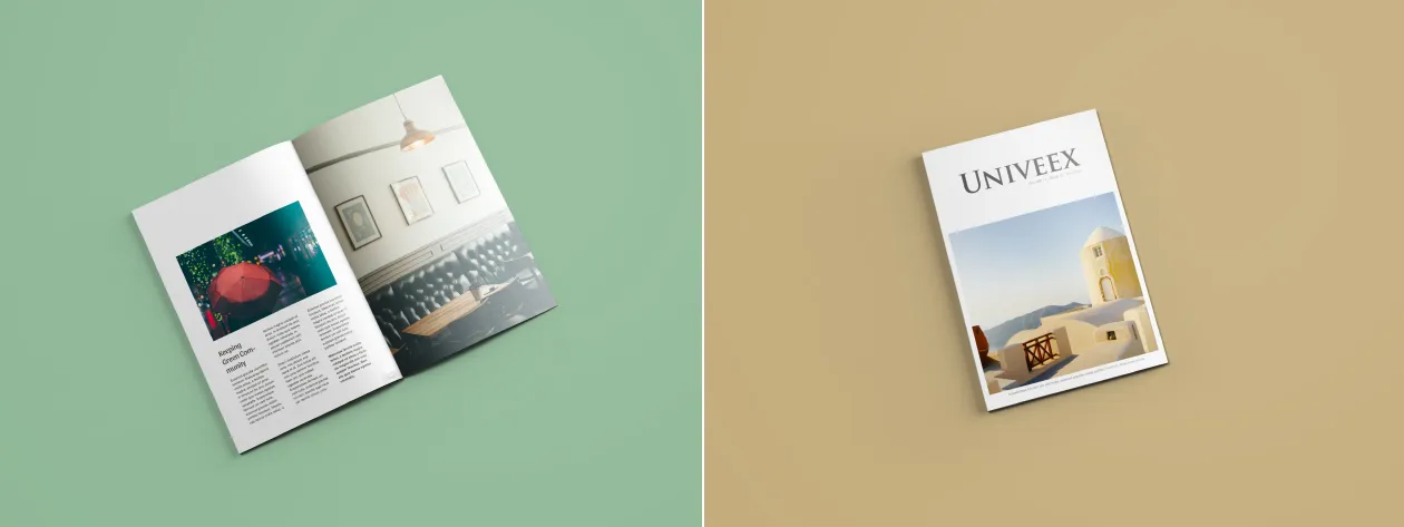 A4专业杂志样机模板插图(5)