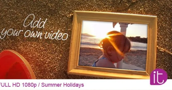 夏日时光电子相册像素设计精选AE模板 Summer Holidays