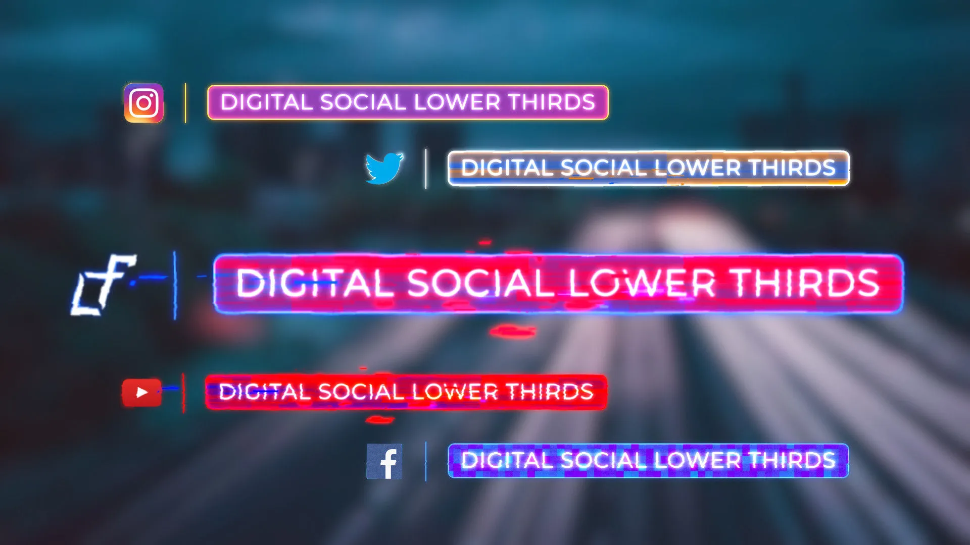 动态动画的低三分之二像素设计精选AE模板