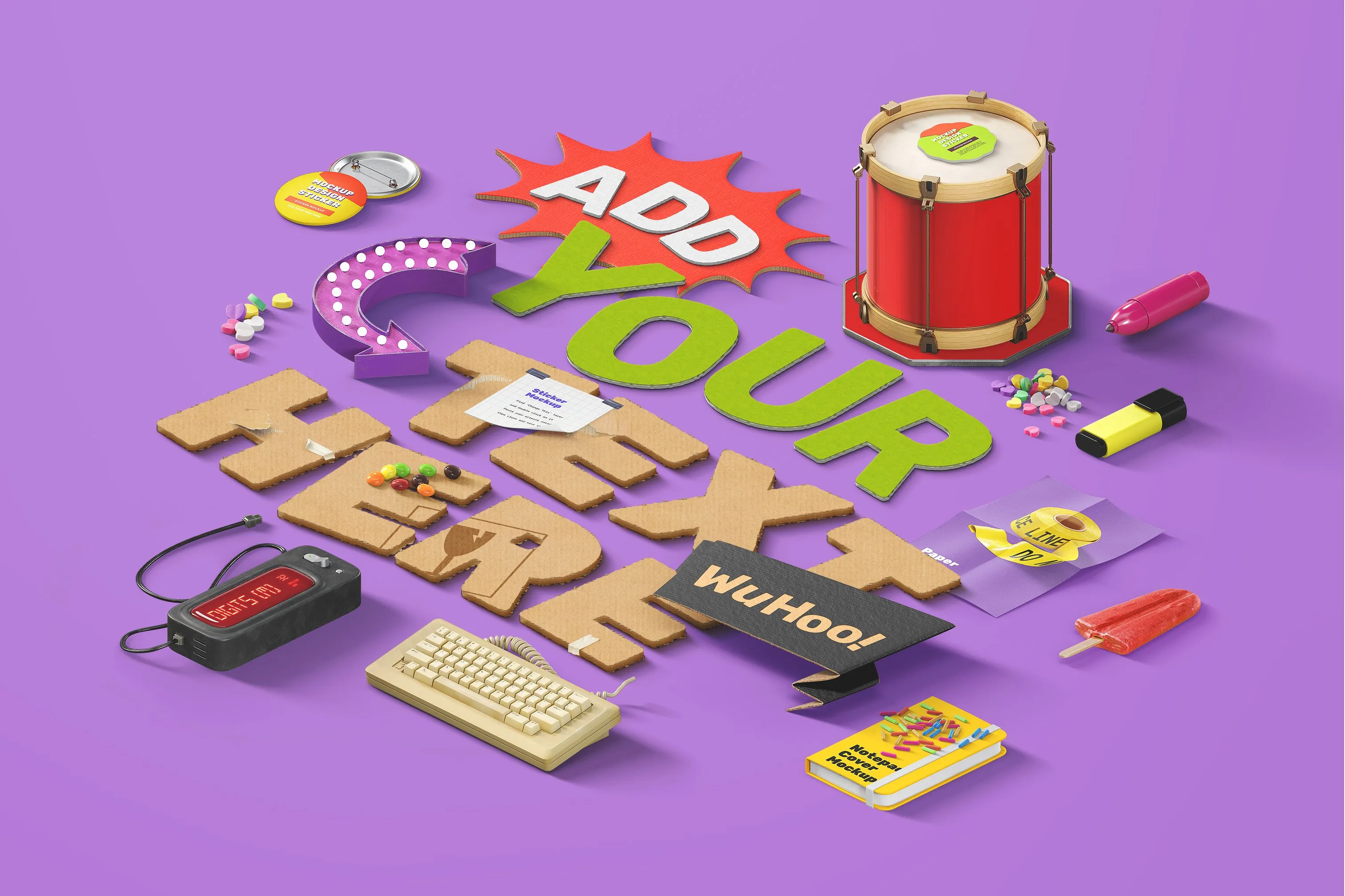 色彩引人注目的场景模板合集 WuHoo! Designer’s Toolkit [7.71GB]插图(11)