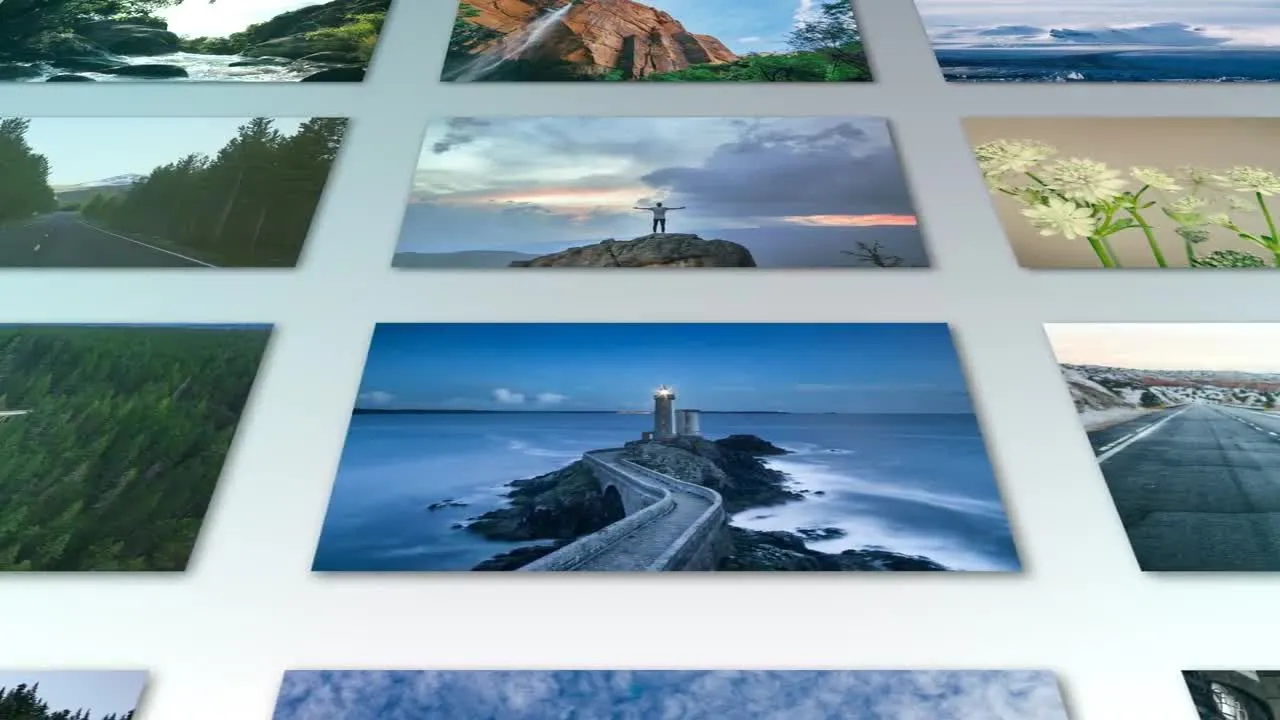 灯光照片logo标志展示像素设计精选AE模板