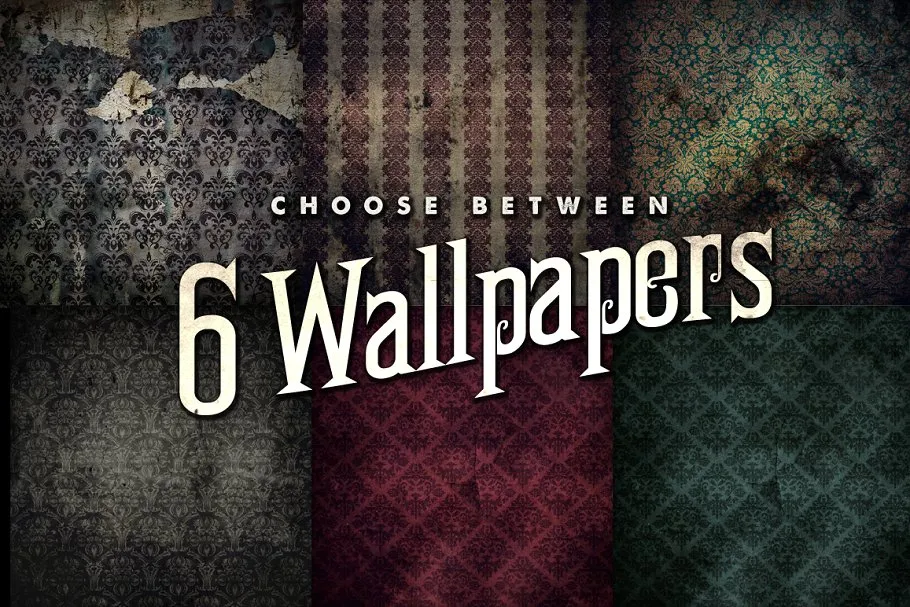 古董风格画框样机套装 Antique Frame Mockup Kit插图(2)