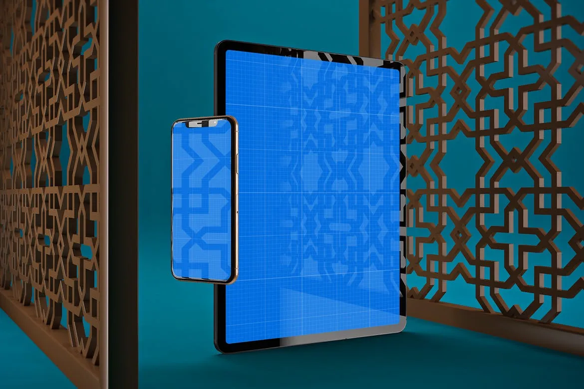 阿拉伯文APP应用iPhone XS和iPad Pro样机模板 Arabic iPhone XS & iPad Pro插图(8)