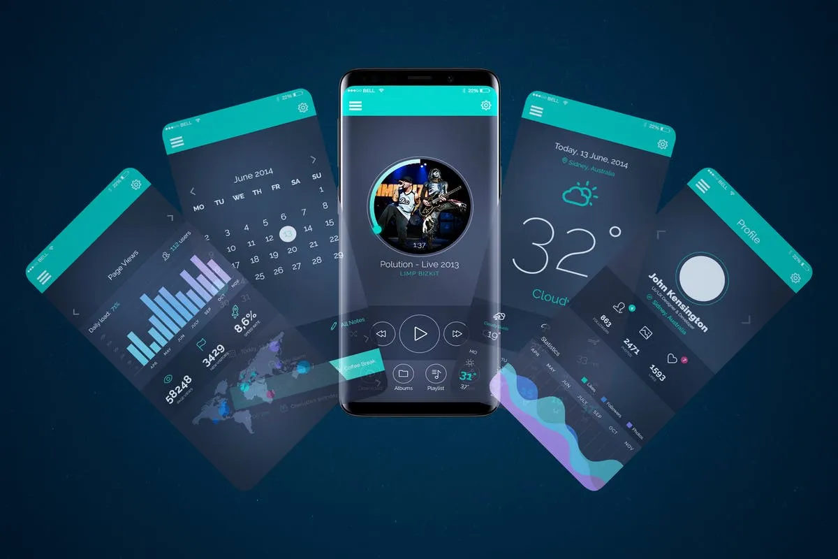 三星智能手机S9设备动态样机模板v2 Animated S9 MockUp V.2插图