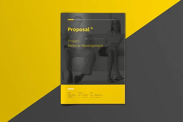 A4规格高端杂志样机模板 A4 Magazine Mock-up插图(2)