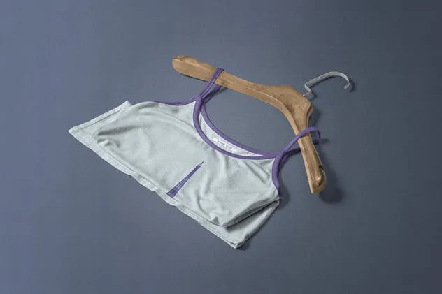 时尚女装印花背心服装样机 Women’s Tank Top Mockups插图(11)