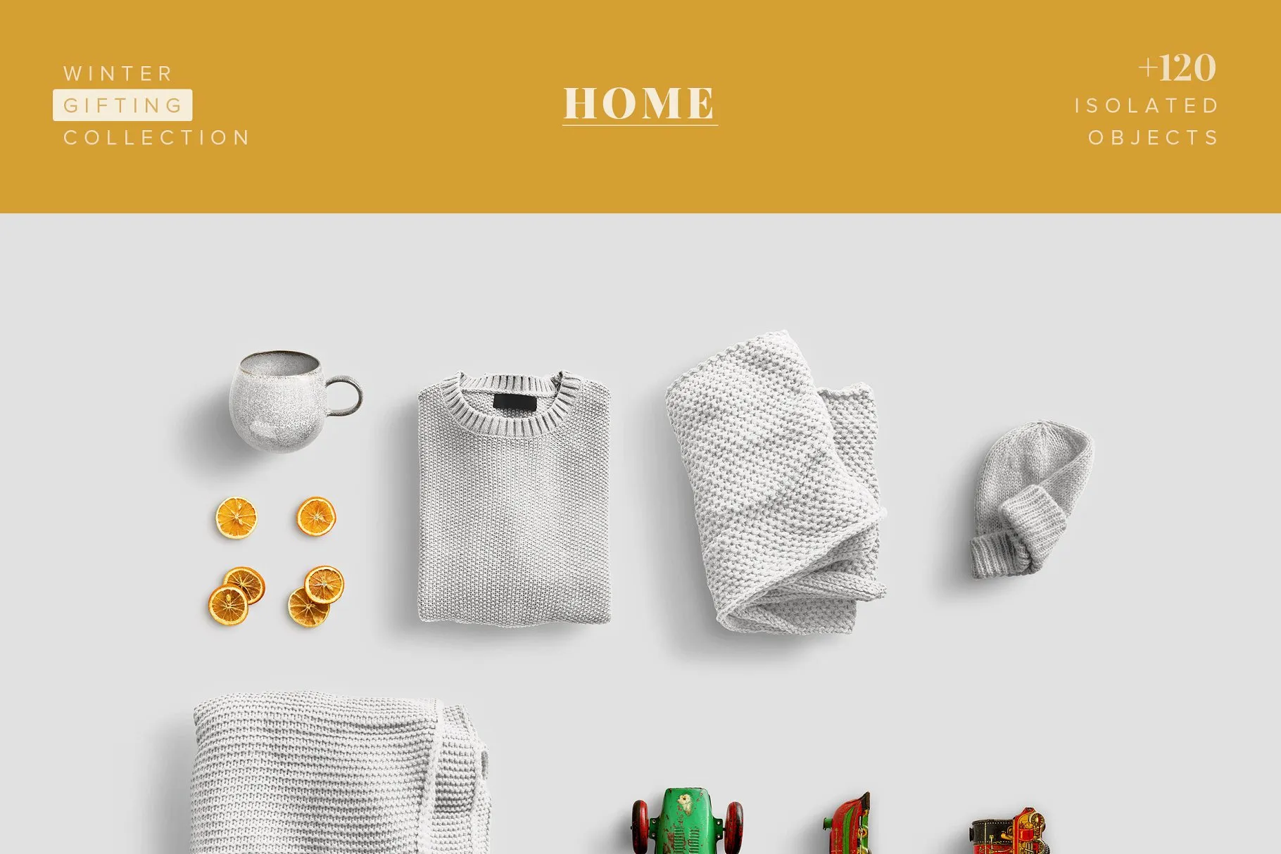 冬日节日礼品主题设计物料素材合集[3.15G] Winter Gifting Collection – CS插图(11)