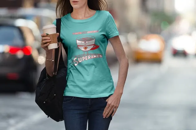 时尚T恤都市版服装样机Vol.4 T-Shirt Mockup Urban Edition Vol. 4插图(2)