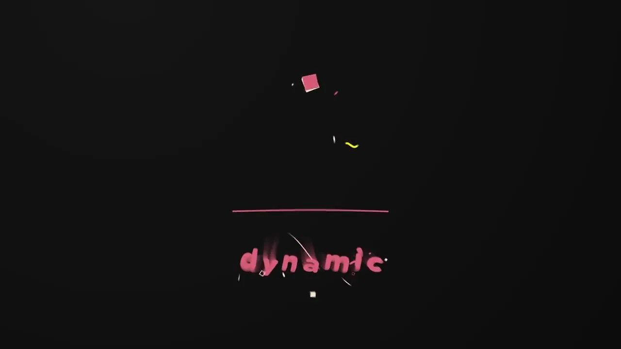 整洁动态动画徽标揭示像素设计精选AE模板