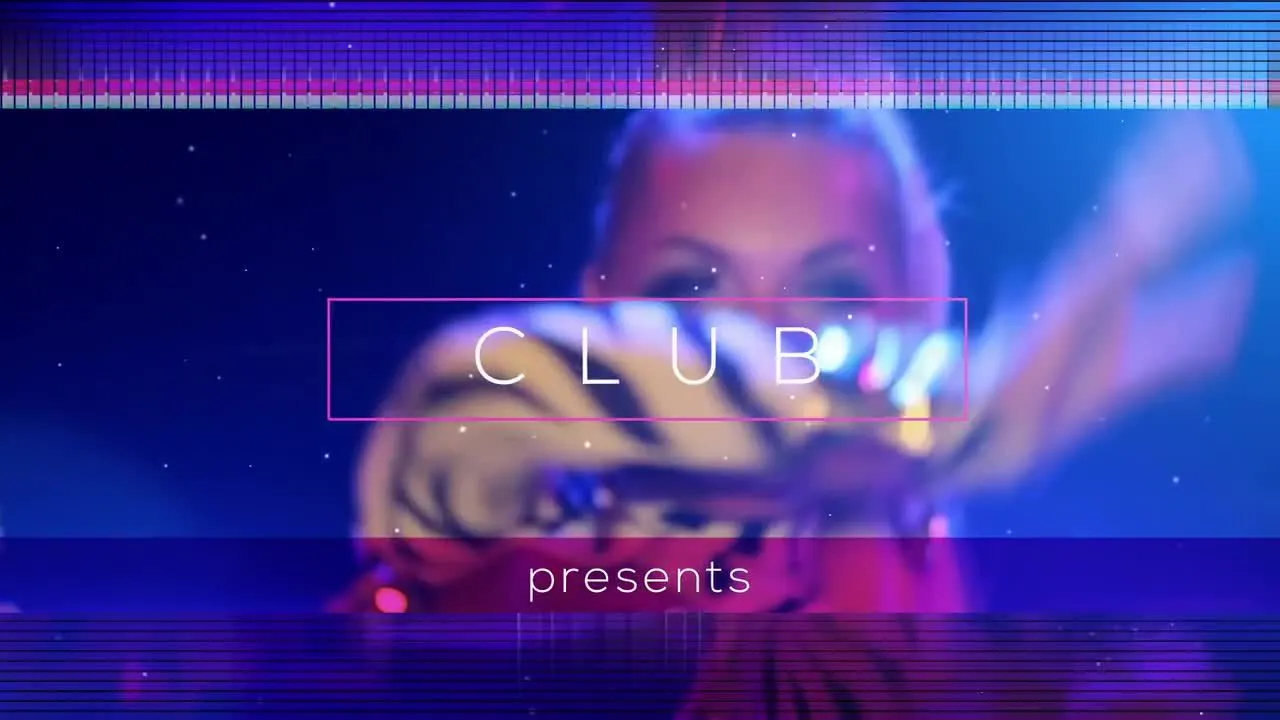 派对开门红开场白像素设计精选AE模板