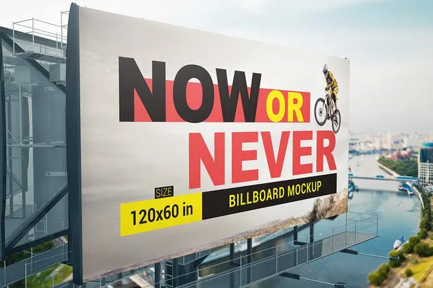 城市路边巨幅广告牌样机Vol.2 Billboard Mockups 02插图(1)