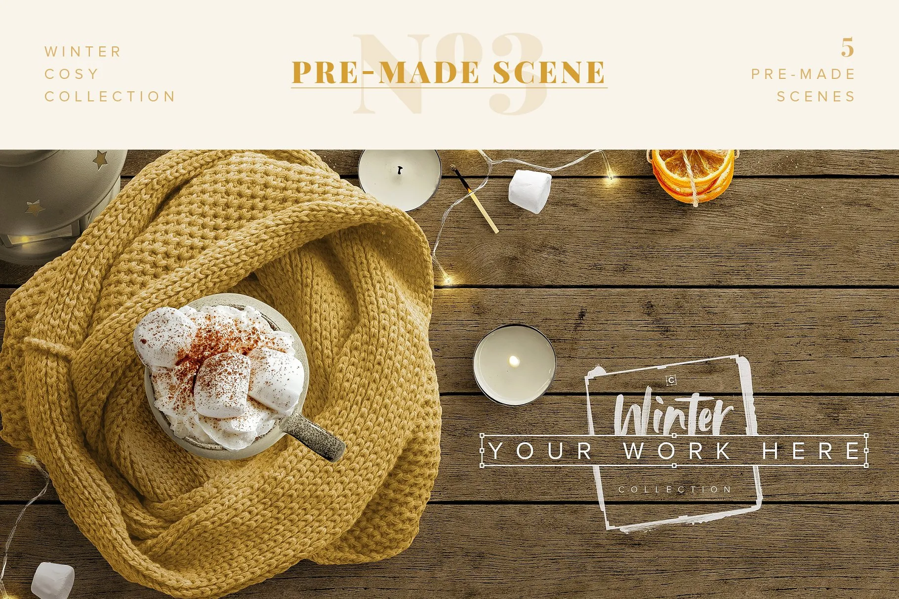 冬日气氛巨无霸Banner场景模板 Winter Cosy Collection – CS插图(3)