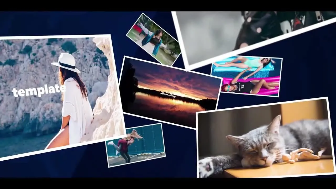 出色的视觉效果幻灯片像素设计精选AE模板