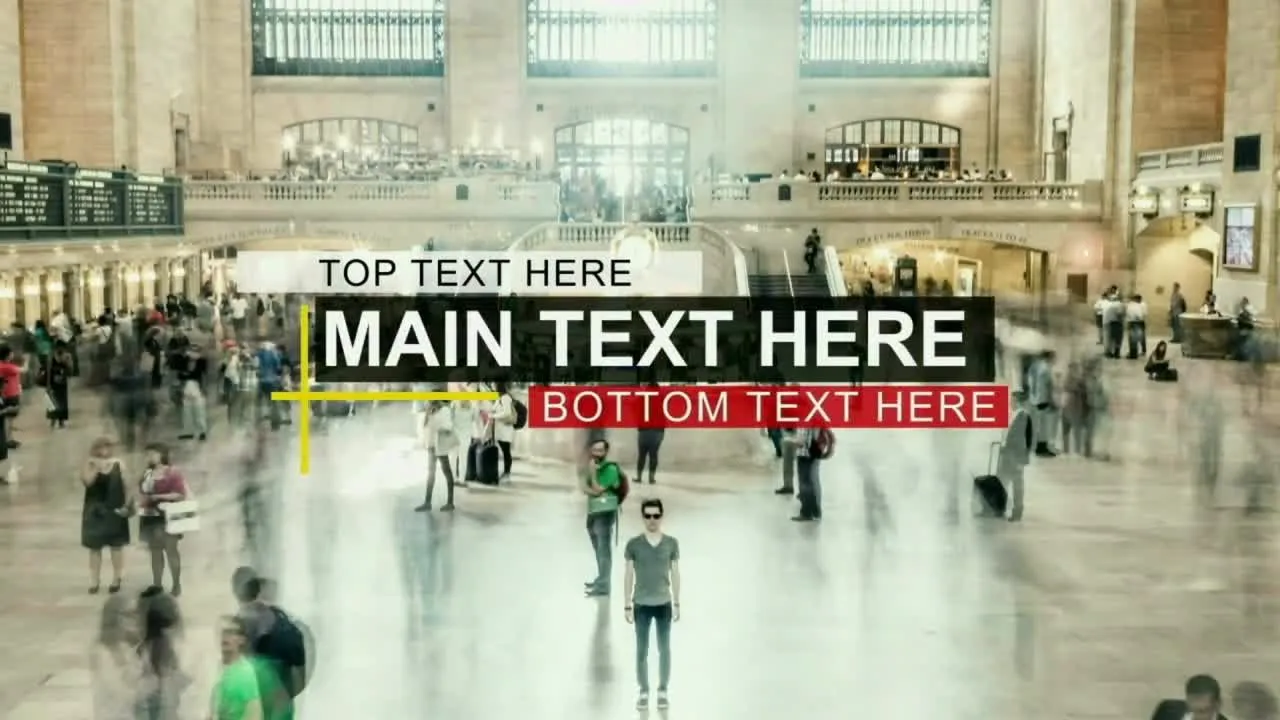 5个干净且创造性的动画下三分之一和全屏标题动画像素设计精选AE模板