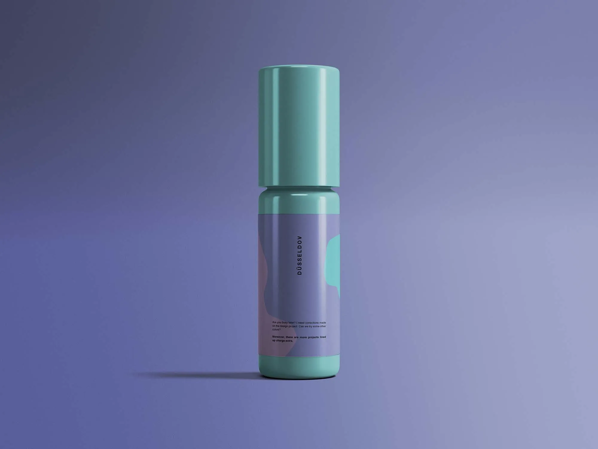 多用途迷你奶瓶产品外观设计展示像素设计精选 Multipurpose Mini Bottle Mockup