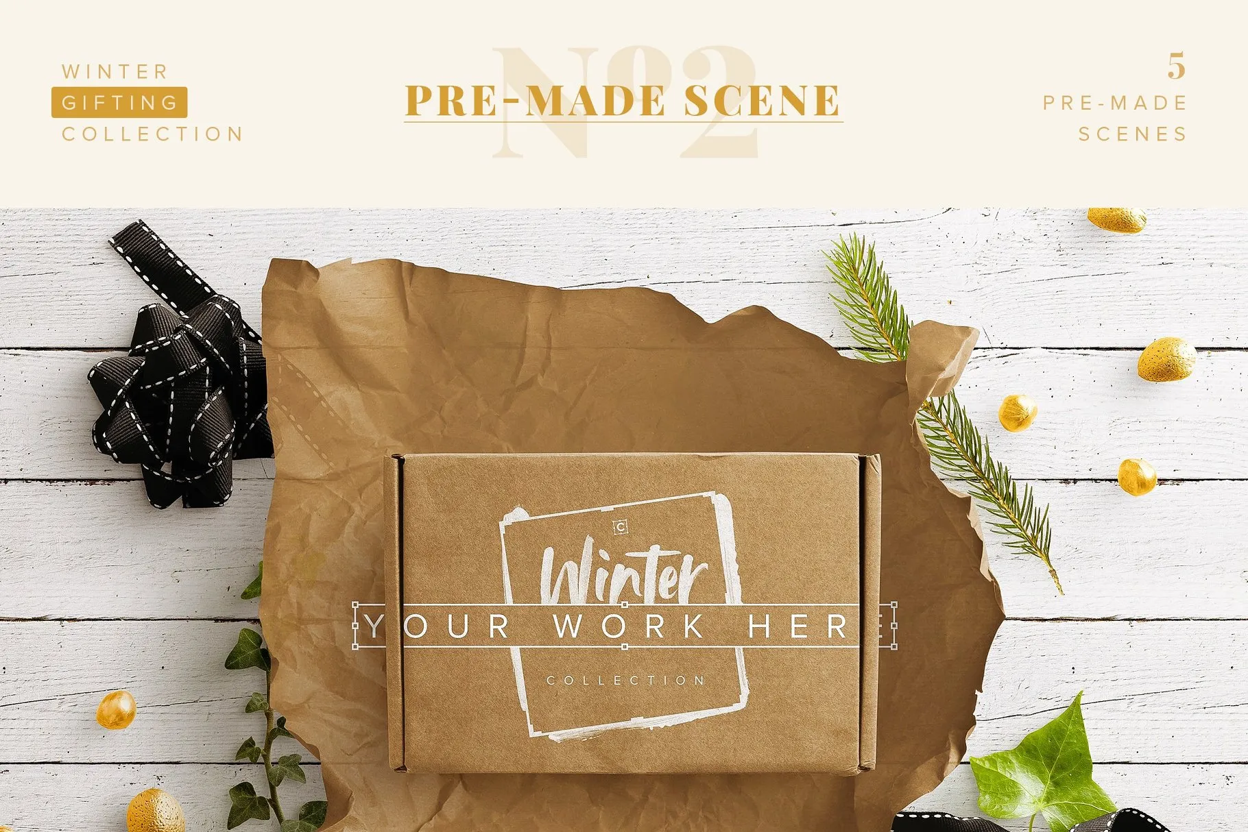 冬日节日礼品主题设计物料素材合集[3.15G] Winter Gifting Collection – CS插图(3)