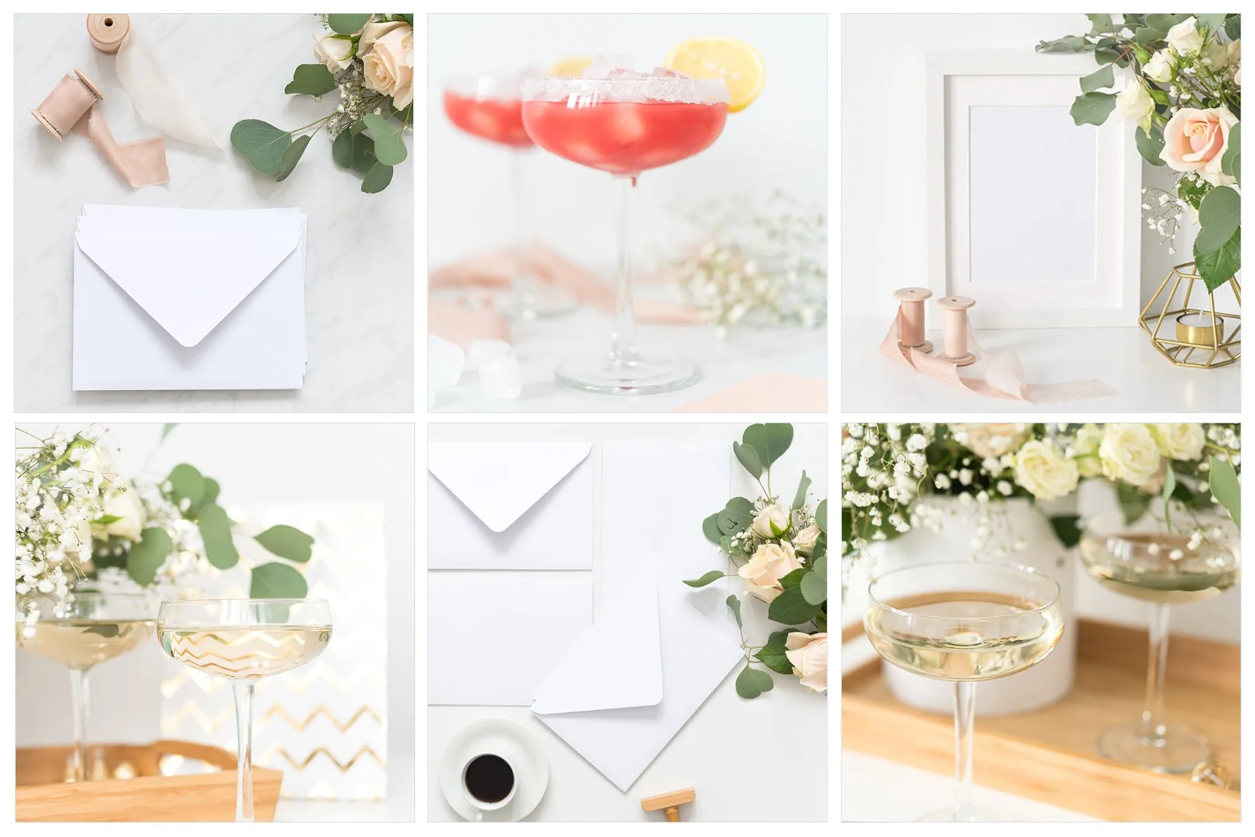 春天主题婚礼花卉背景贴图样机[1.1GB] Floral Bundle: Spring Love & Wedding插图(5)