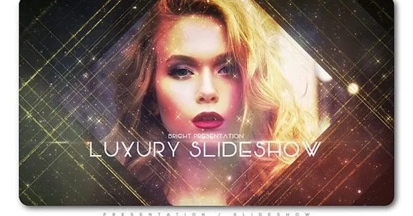 明亮奢华颁奖典礼表彰大会像素设计精选AE模板 Bright Luxury Presentation Slideshow