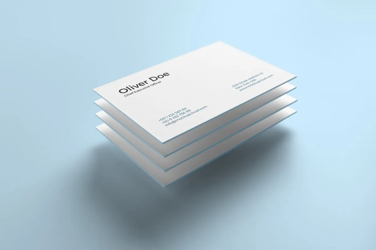企业名片样机模板Vol. 5 Business Cards Mockup Vol. 5