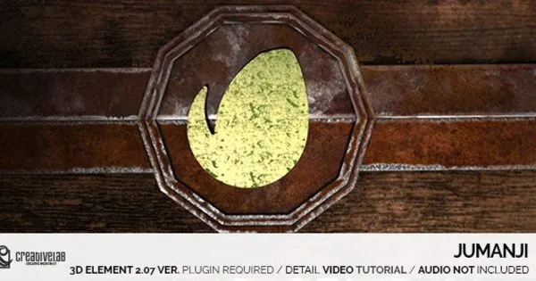 魔法盒子Logo展示特效像素设计精选AE模板 Jumanji