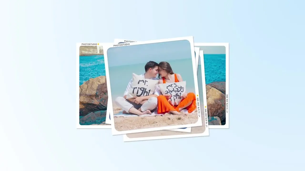 动画徽标演示文稿像素设计精选AE模板Photostudio Presentation