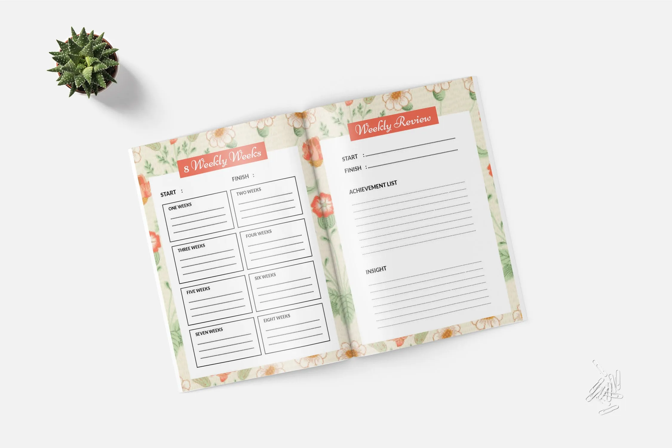 个人账本手账本设计模板 Finance Planner Book插图(1)