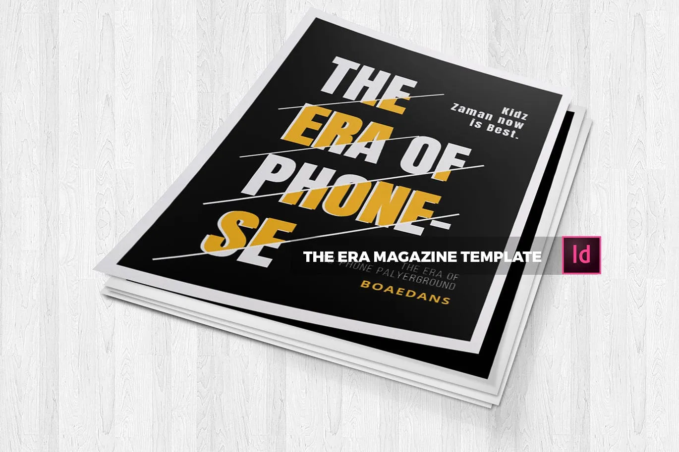 时代人物事件杂志排版设计模板 The Era | Magazine Template插图(1)