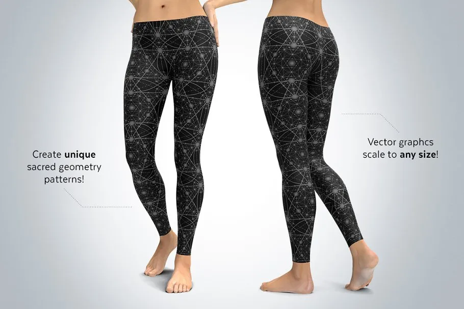 神圣几何矢量图形素材包 Sacred Geometry Vector Pack Vol. 5插图(5)