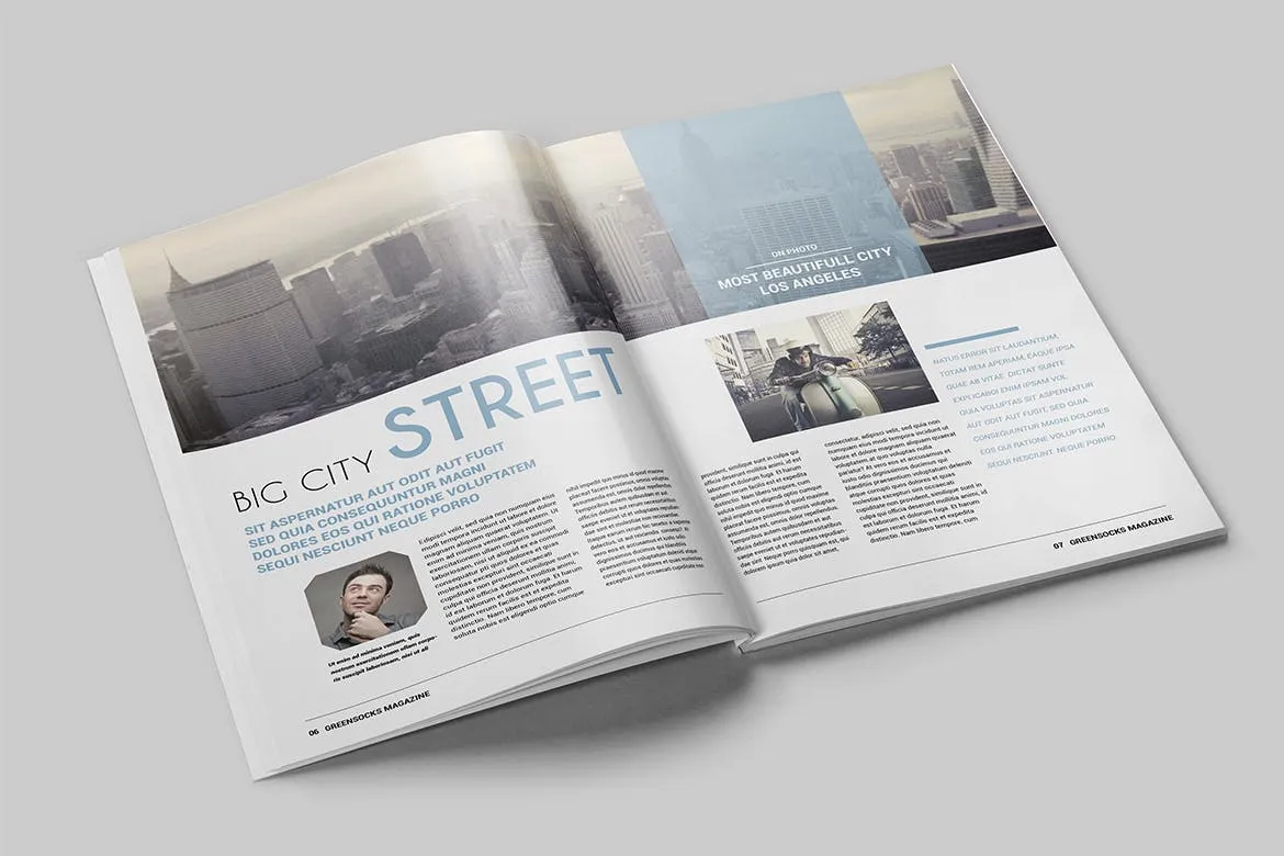 农业/自然/科学主题素材库精选杂志排版设计模板 Magazine Template插图(3)