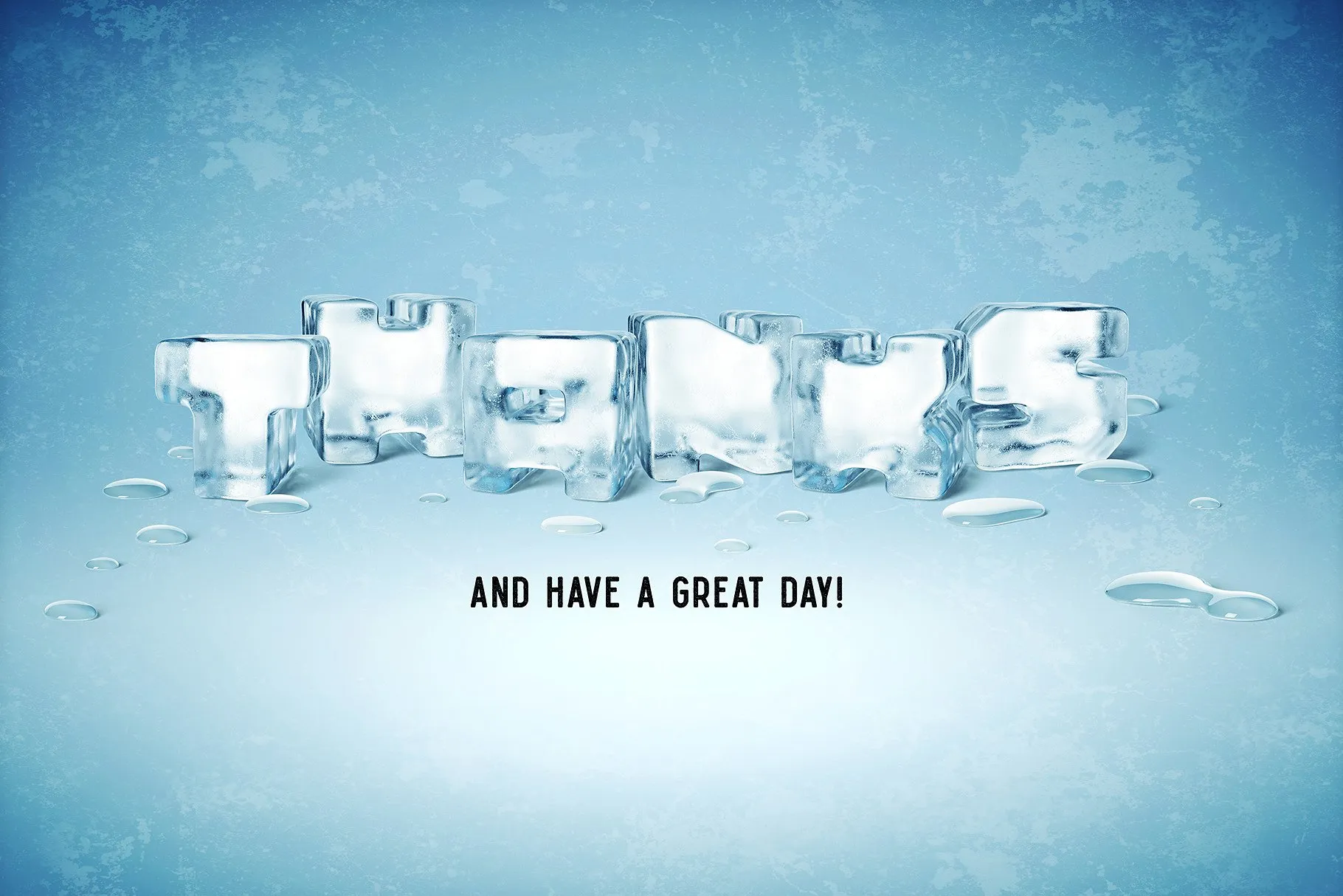 3D冰莹剔透冰块字母字体 Set of Ice Cube letters插图(3)