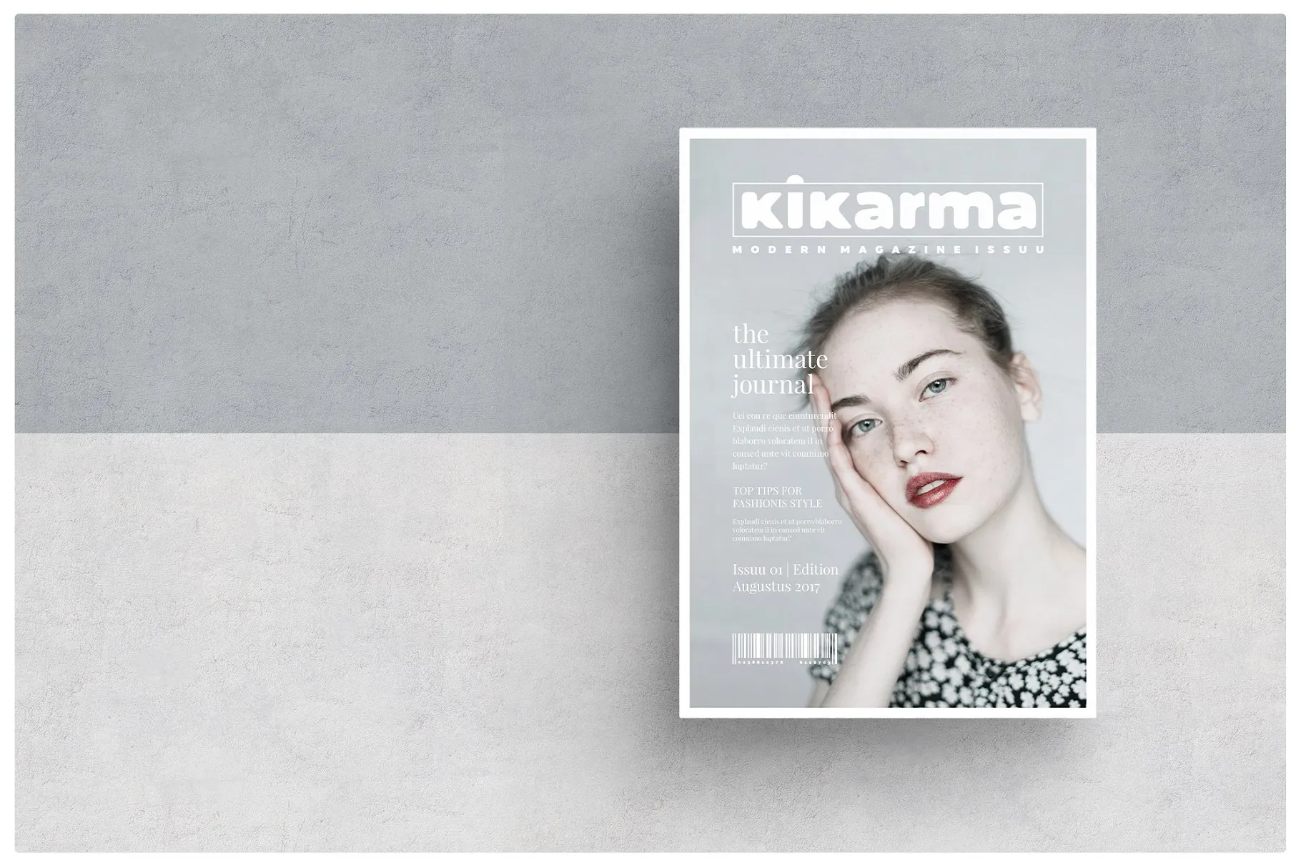 超级名模时尚服饰杂志模板 Magazine插图