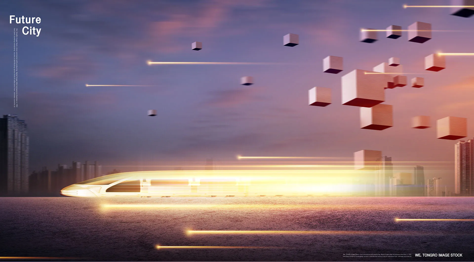 速度高铁光速相关的创意概念海报素材PSD下载插图(14)